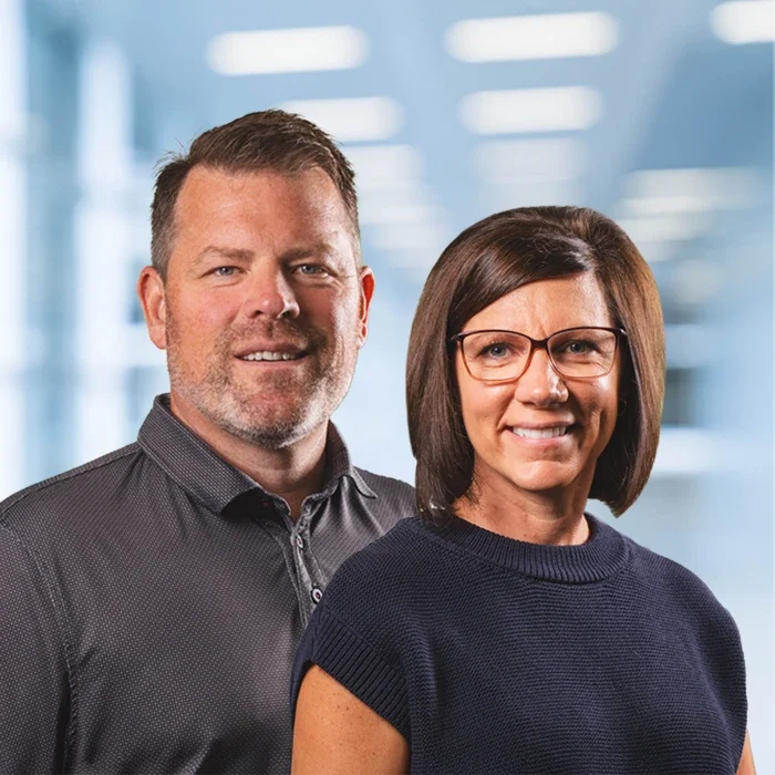 Dr. Jeff Morrey and Dr. Cindy Morrey standing together
